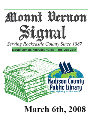 cover image of Mount Vernon Signal 03/06/2008